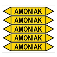 Značení potrubí, amoniak